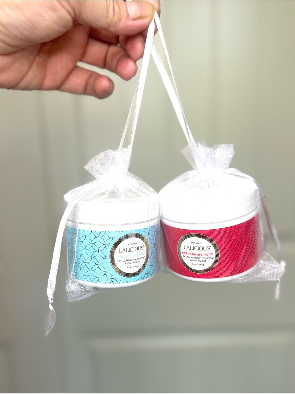 Lalicious Holiday Sugar Scrub Duo – 2 oz Each